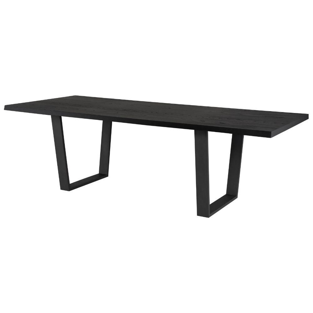 Nuevo HGNA628 VERSAILLES DINING TABLE in ONYX